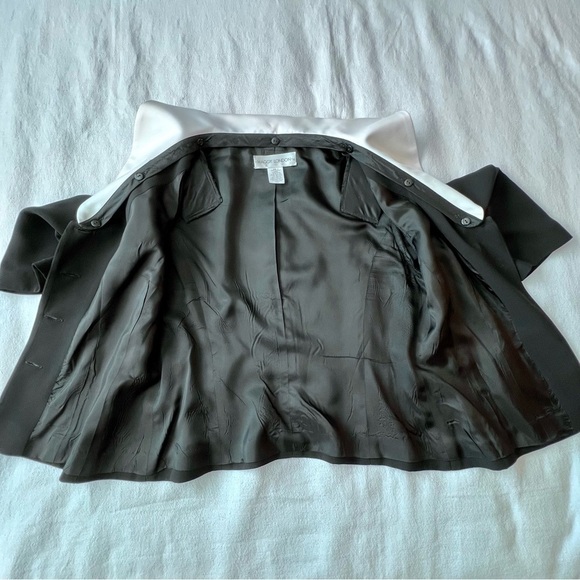 Maggy London Vintage Blazer Jacket Removable White Collar/Lapel Women’s 8, EUC - Picture 8 of 10